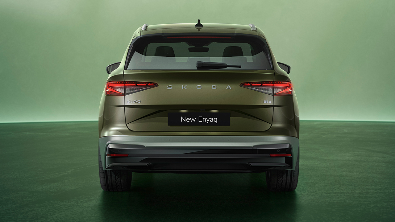 Skoda Enyaq Facelift 2025 Seitenansicht