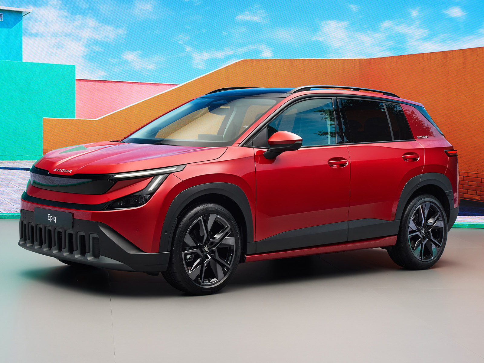 Skoda Epiq Rot Frontansicht