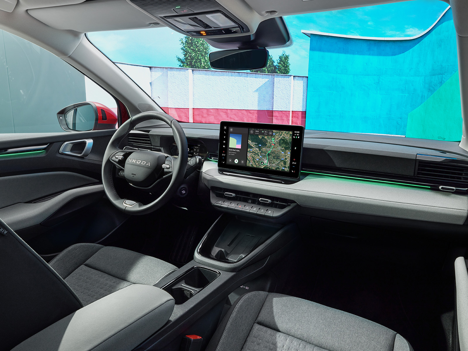 Skoda Epiq Rot Interieur