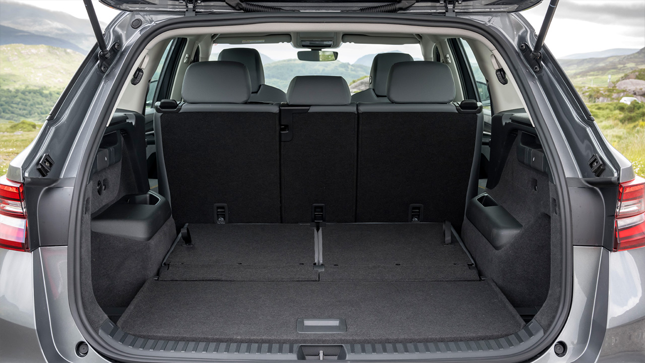 Skoda Kodiaq driving impression trunk