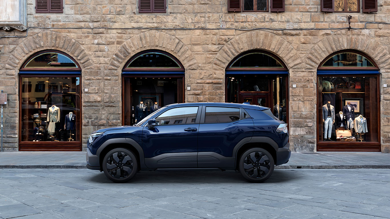 Suzuki eVitara Seitenansicht