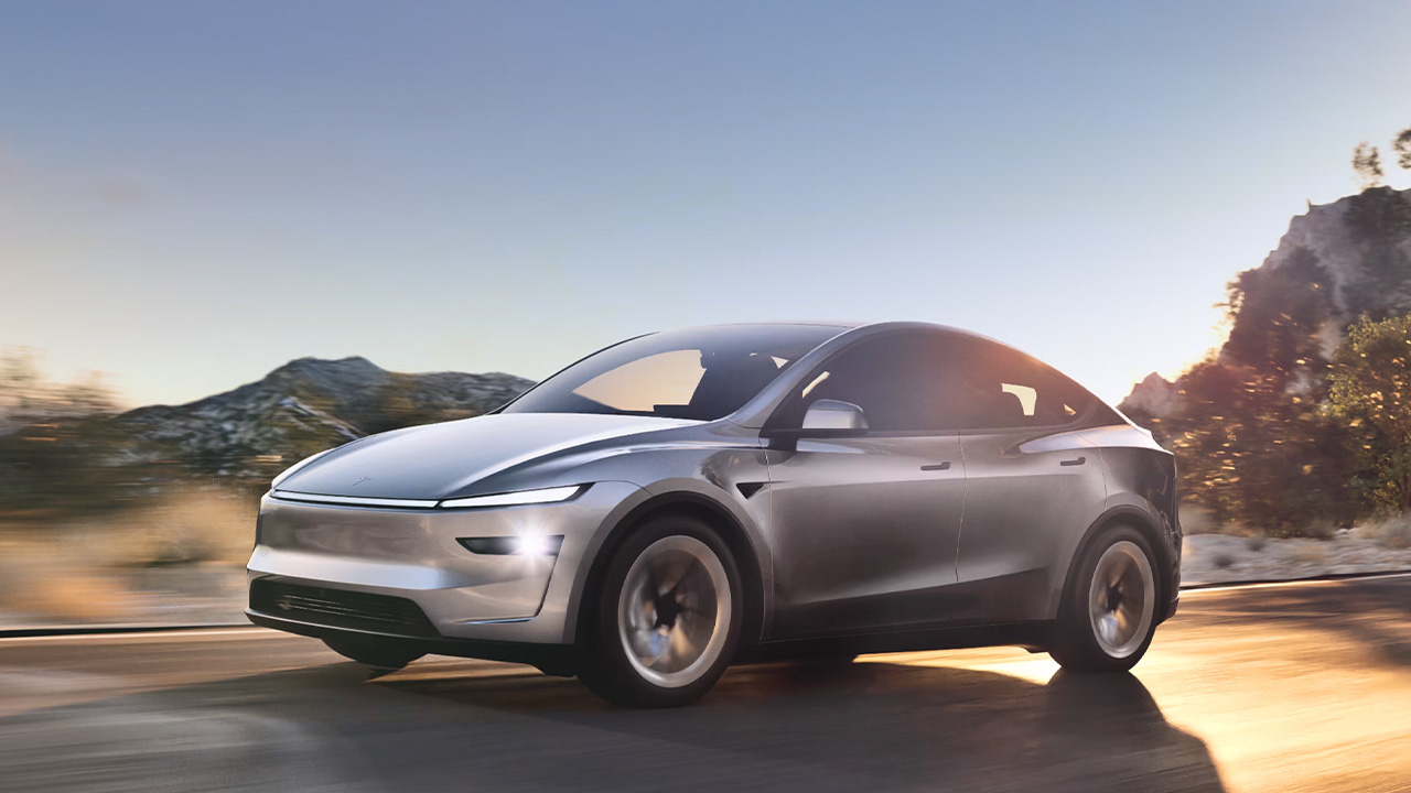 Tesla Model Y Juniper China on the road