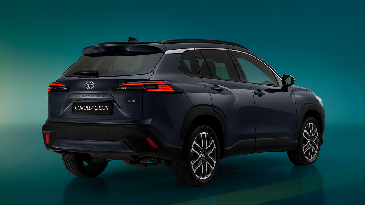 Toyota Corolla Cross Facelift 2025 Heckansicht