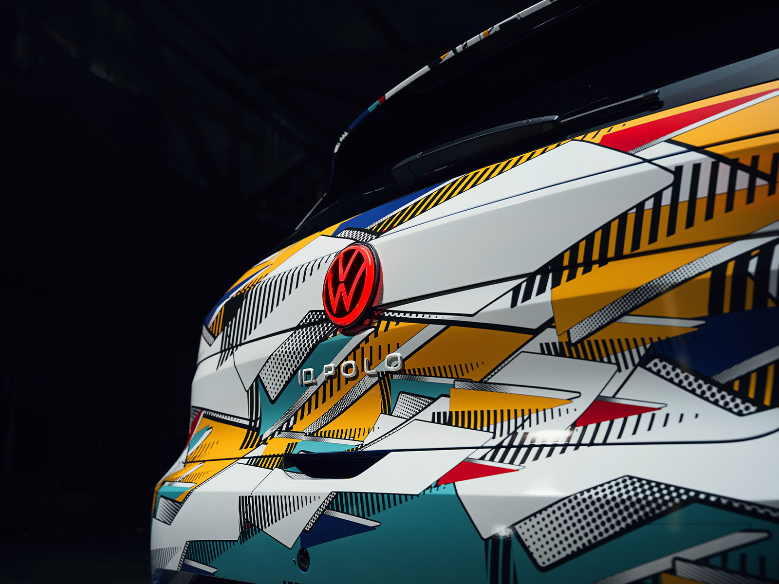 VW ID Polo Schriftzug