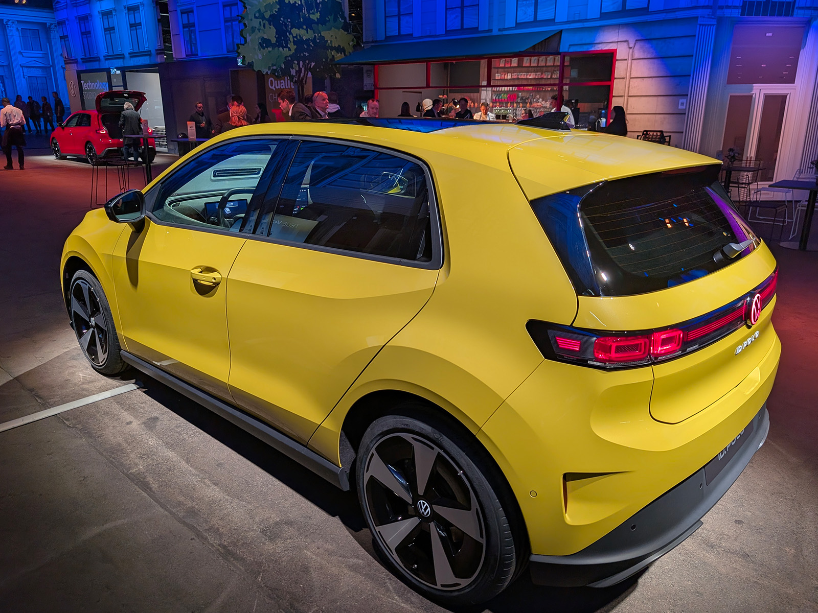 VW ID.Polo Gelb Seitenansicht