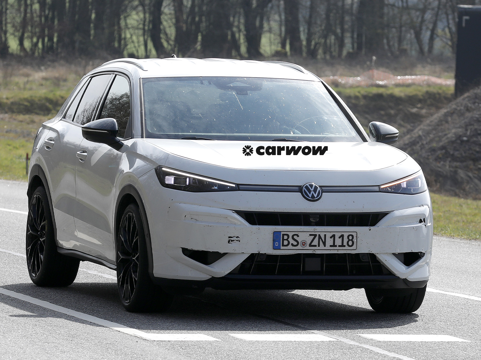 VW T-Roc R Testfahrt Nurburgring Frontansicht 2