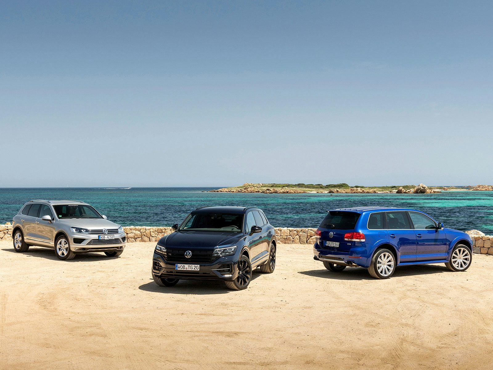 Vergangene Generationen des VW Touareg