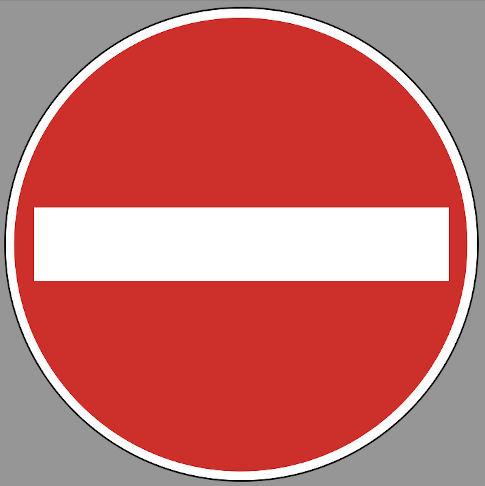 Verkehrsschild_Verbot-Einfahrt