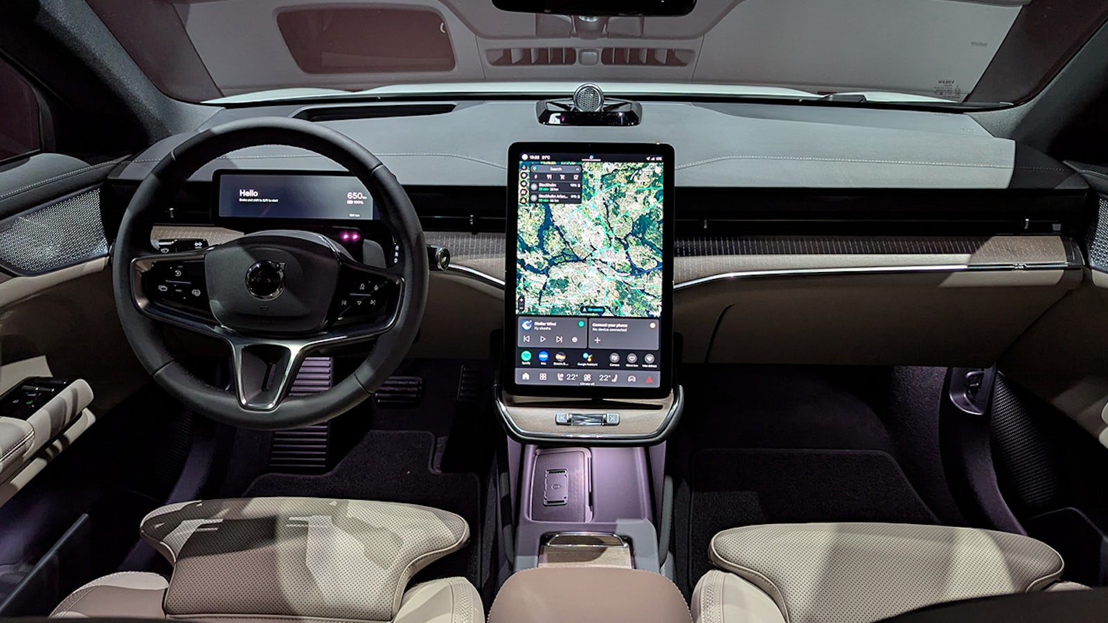 Volvo ES90 Erster Eindruck Cockpit