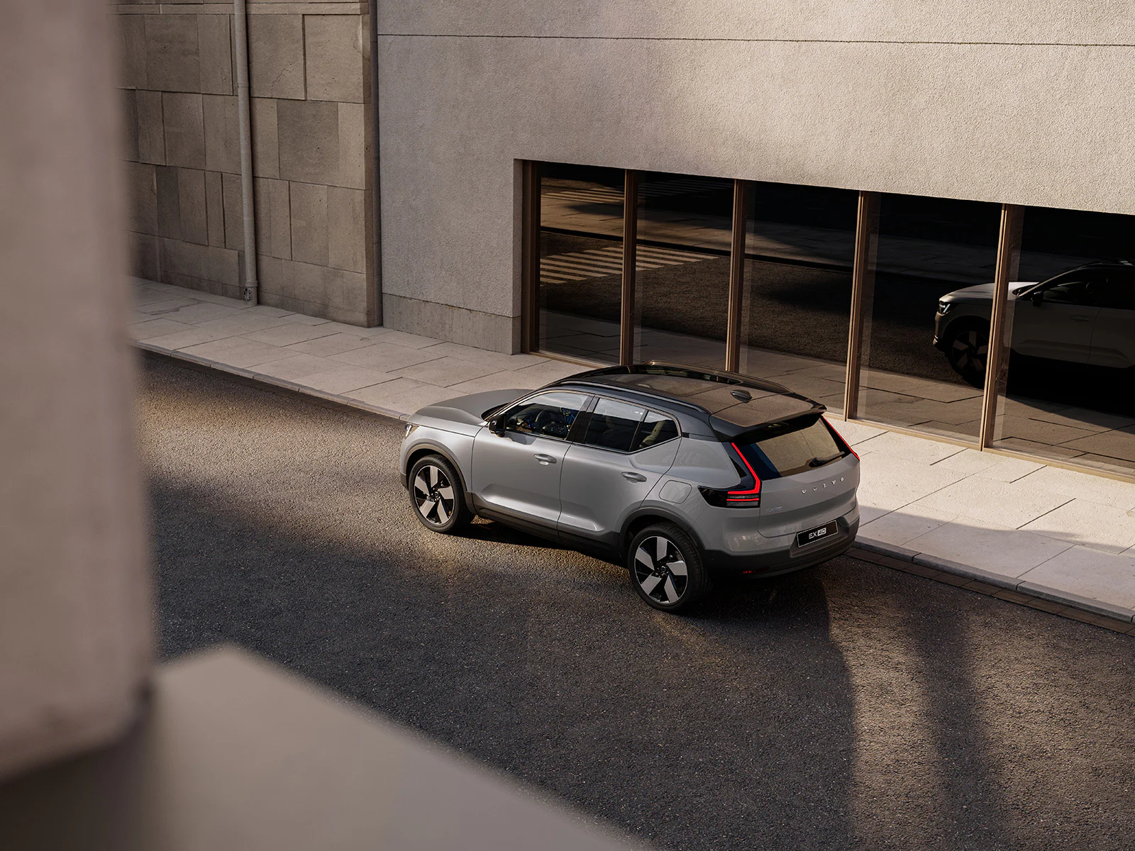 Volvo EX40 Facelift 2026 Draufsicht