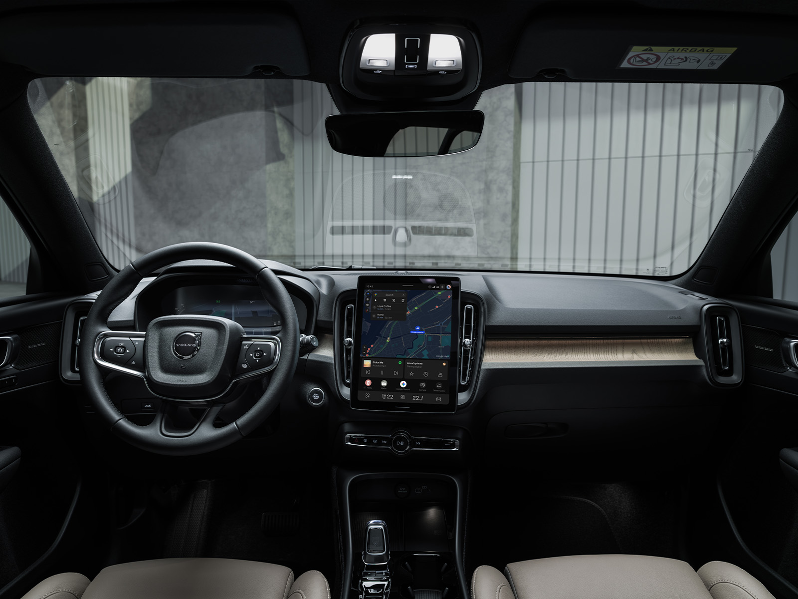 Volvo XC40 Facelift 2026 Cockpit