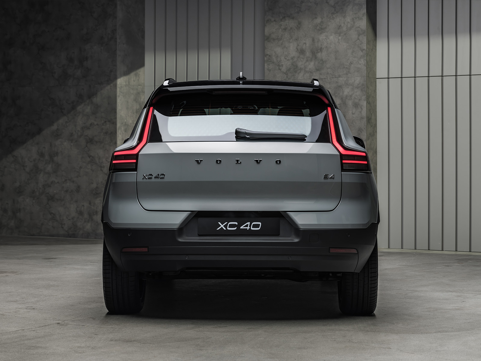 Volvo XC40 Facelift 2026 Heckansicht