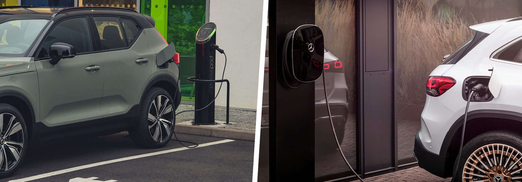 Volvo XC40 Recharge Pure Electric vs Mercedes EQA 2021