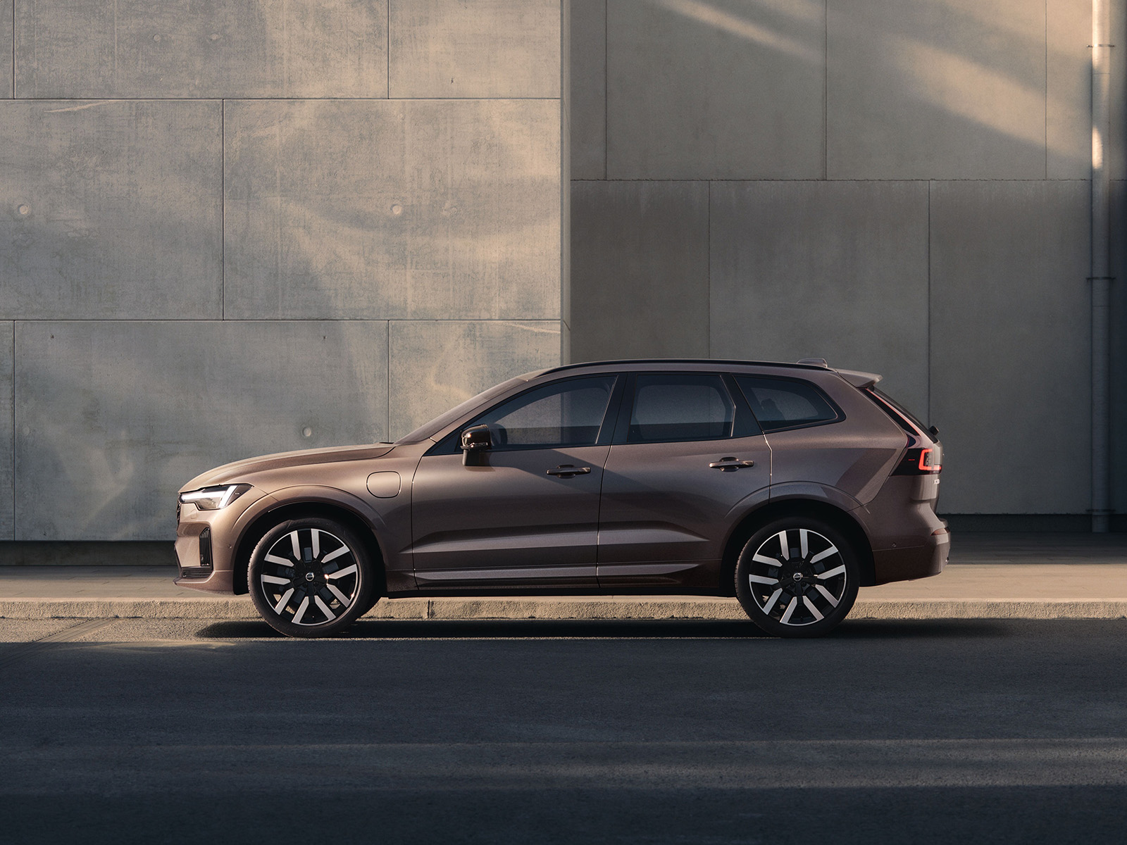 Volvo XC60 Facelift 2026 Seitenansicht
