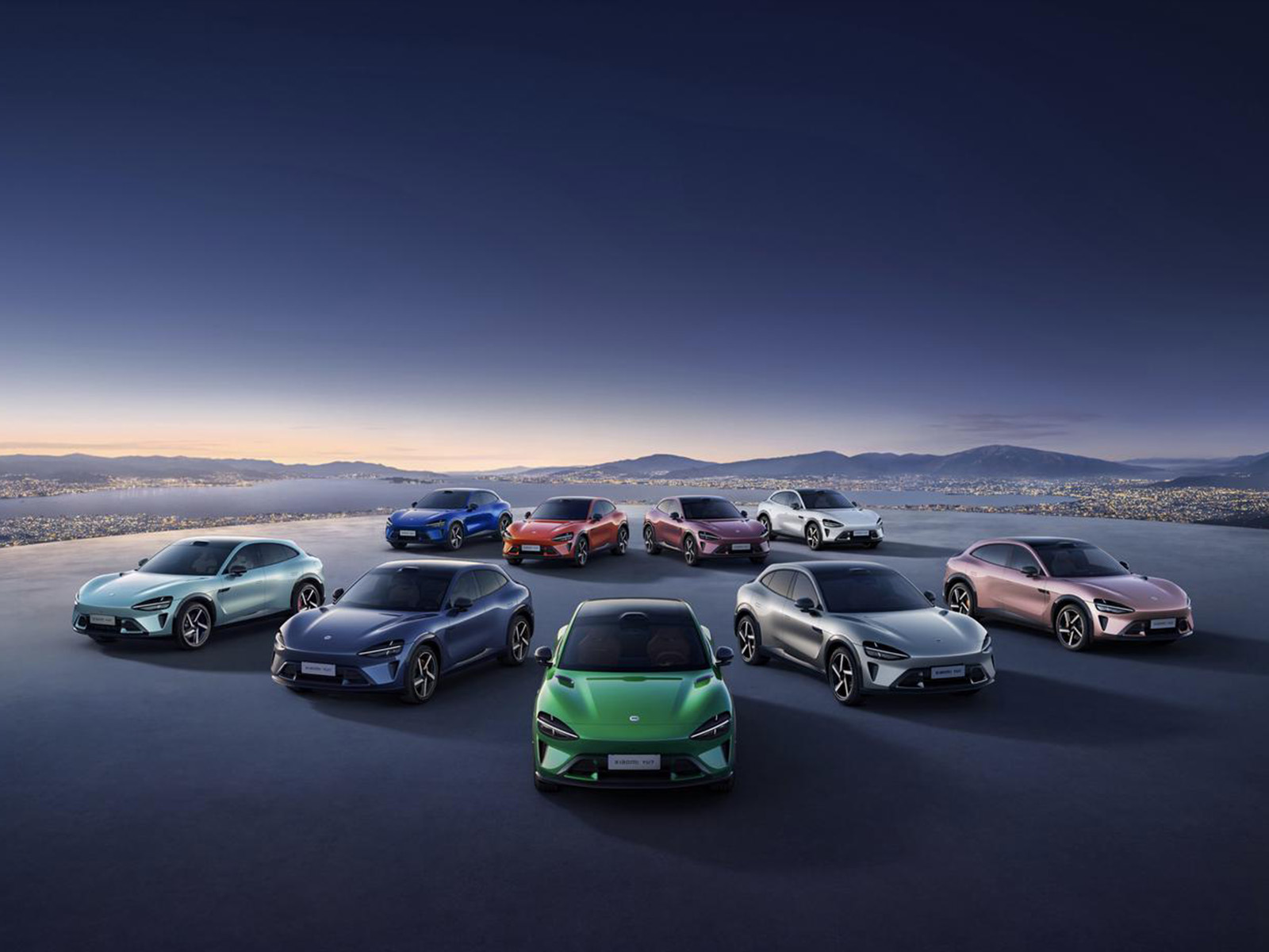 Xiaomi YU7 Update Juni 2025 Modellfarben