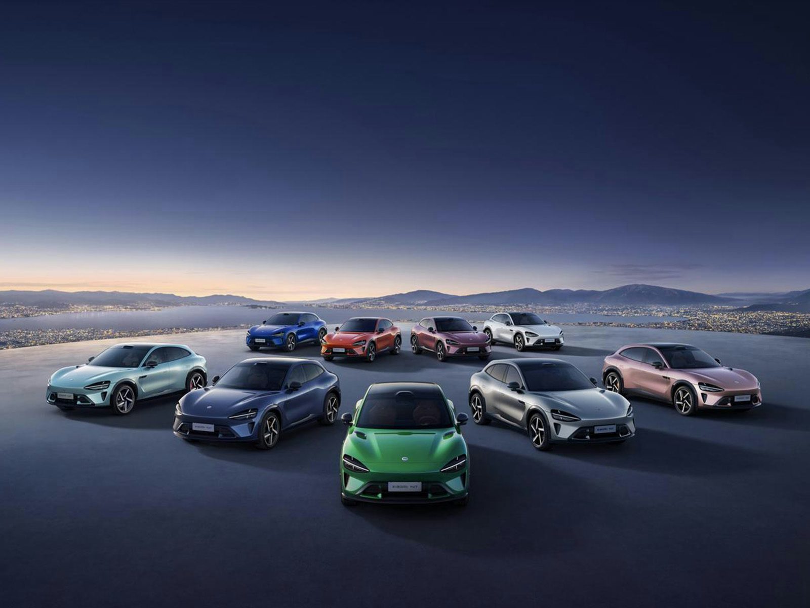 Xiaomi YU7 Update Juni 2025 Modellfarben