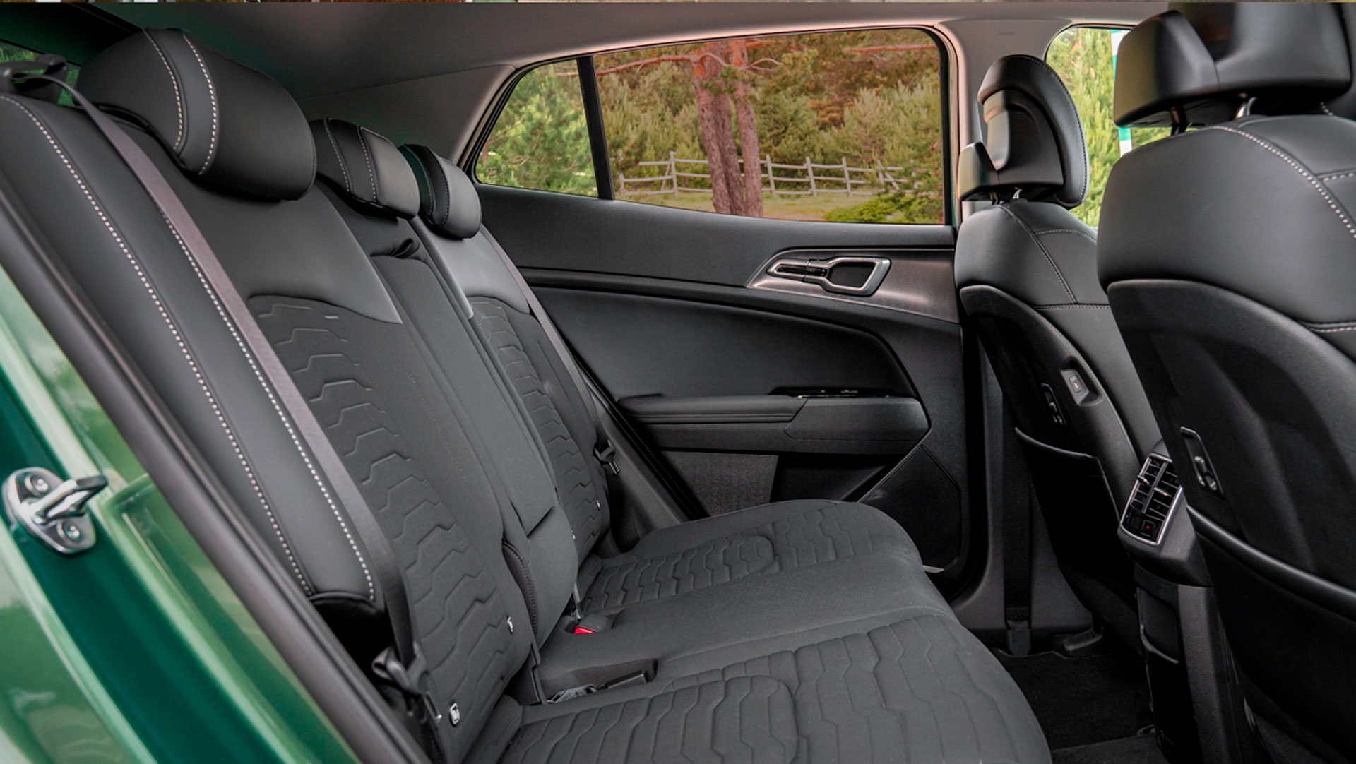 Kia Sportage rear row of seats
