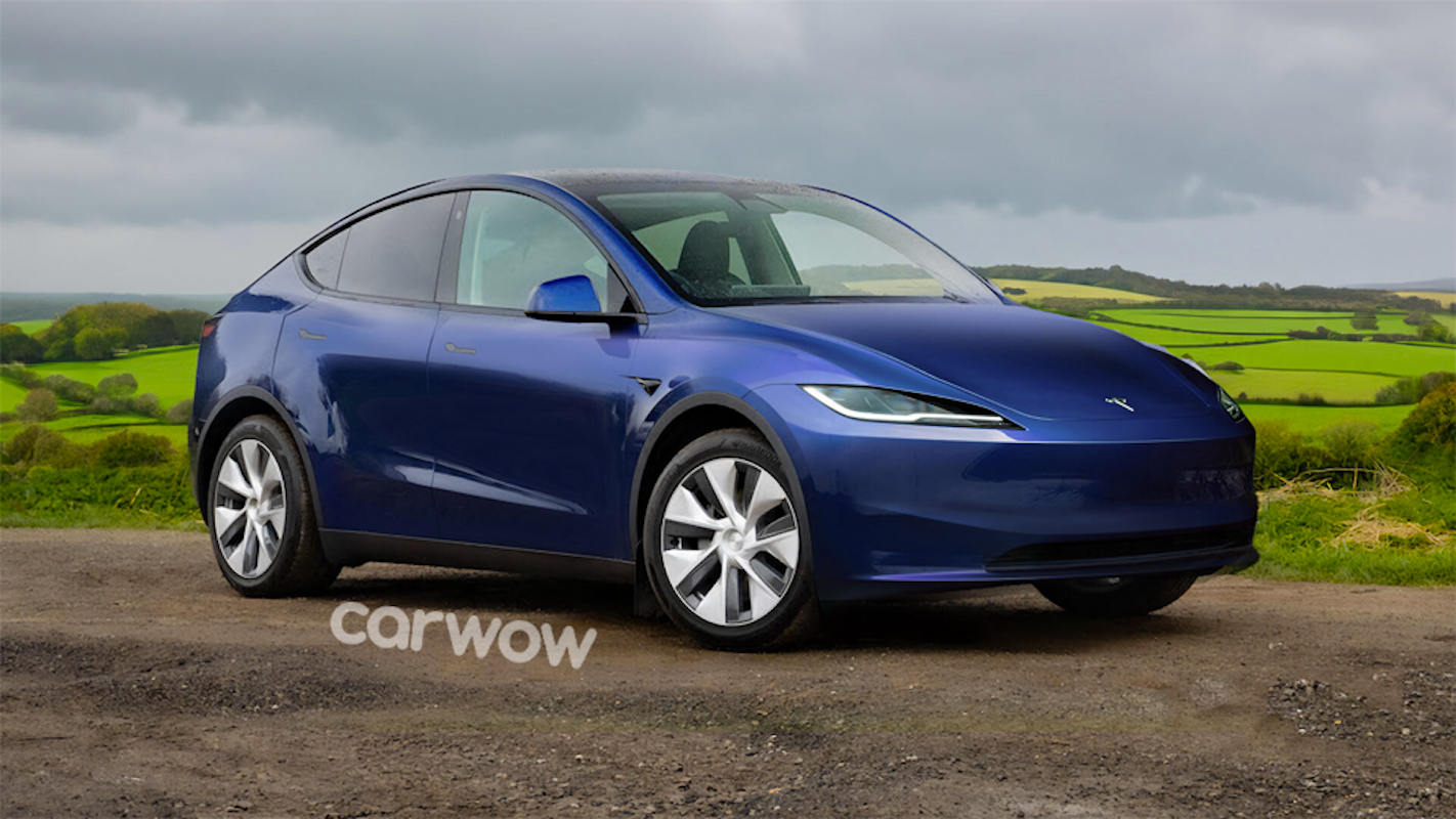 Neuer Tesla Model Y: Facelift im exklusiven Rendering