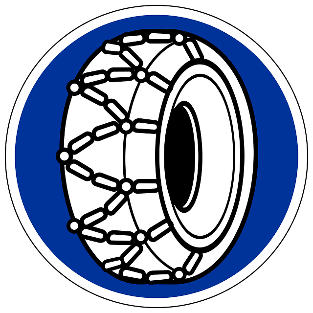Schneeketten Verkehrsschild